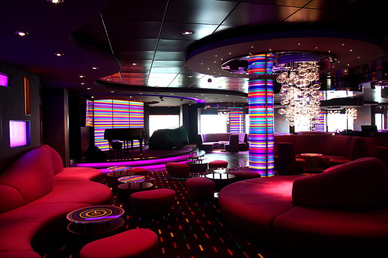 Bar on cruise ship