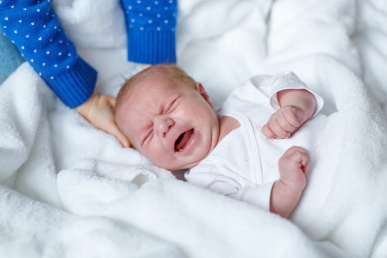 Crying baby refusing to sleep