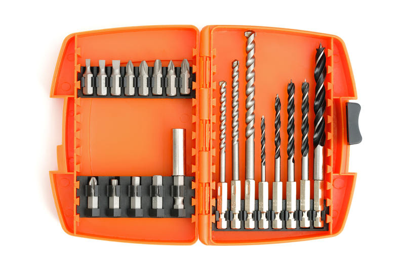 Drill bits and screw bits set