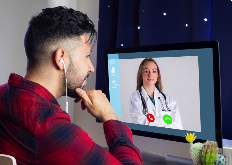 Chatting online with a doctor