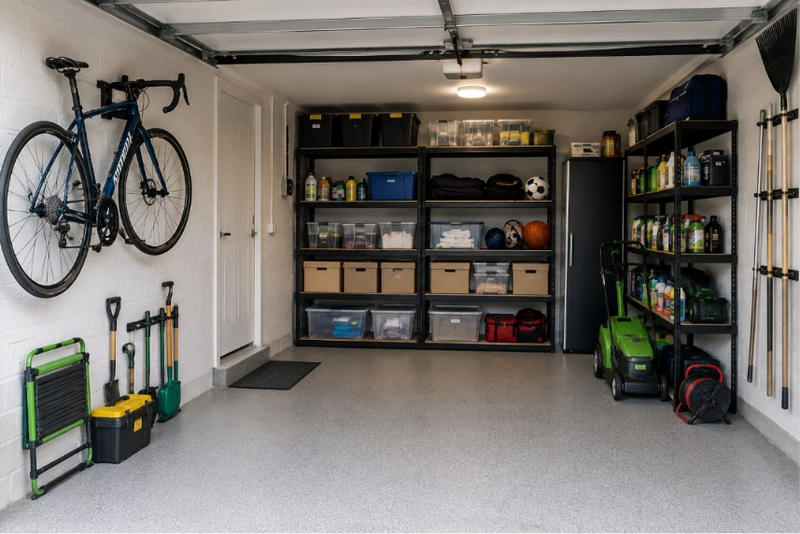 Organised Garage Storage