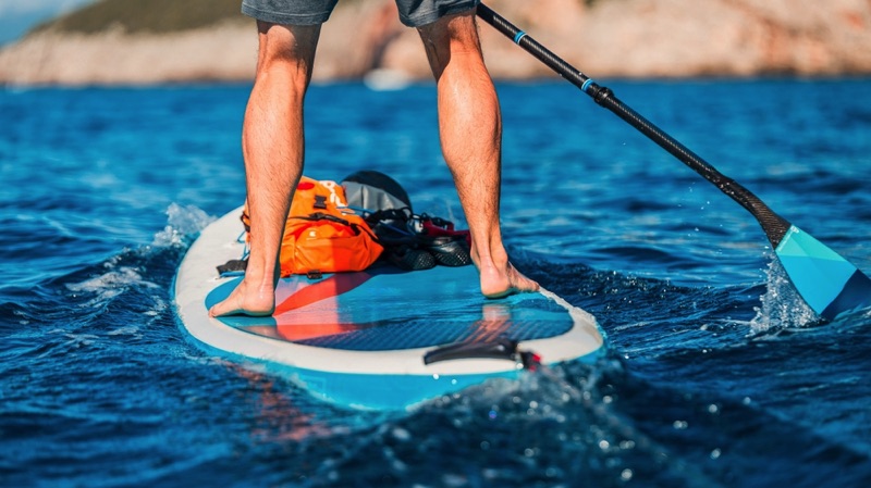 Paddle boarding