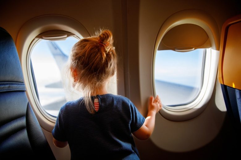Child on Plane Holiday