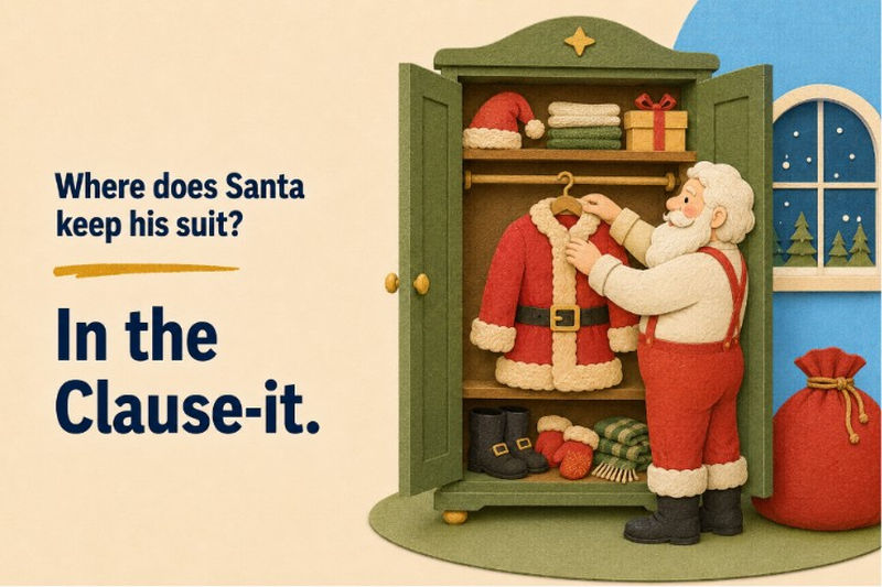 Dad Jokes Christmas Closet