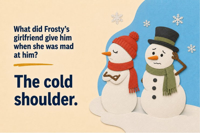 Dad Jokes Christmas Frosty