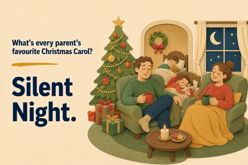 Dad Jokes Christmas Silent Night
