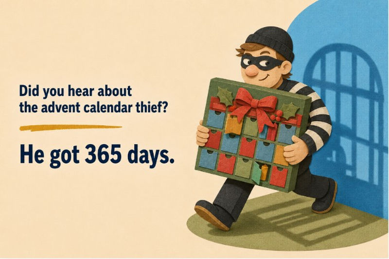 Dad Jokes Christmas Thief