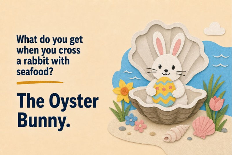 Dad Jokes Easter Oyster
