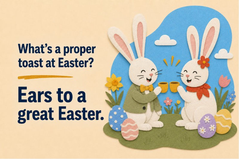 Dad Jokes Easter Toast