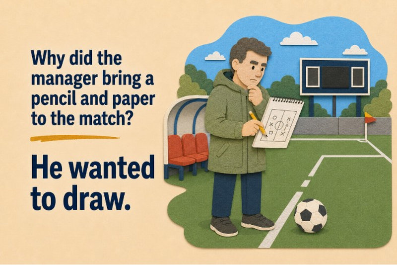 Dad Jokes Football Draw