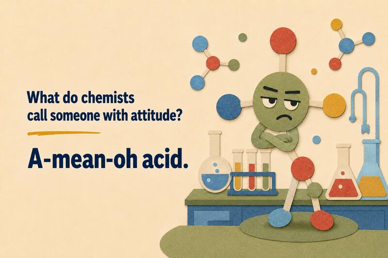 Dad Jokes Science Amino Acid