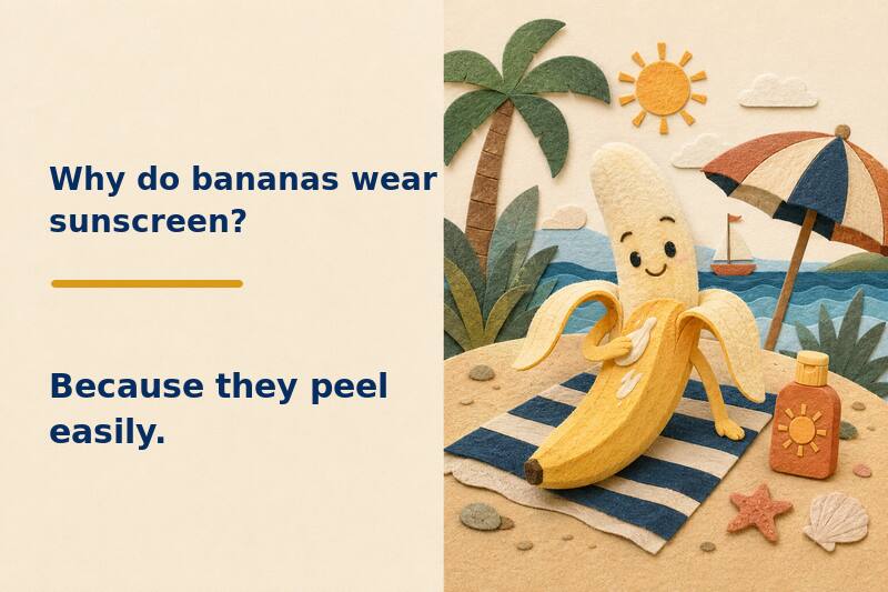 Dad Jokes Summer Banana