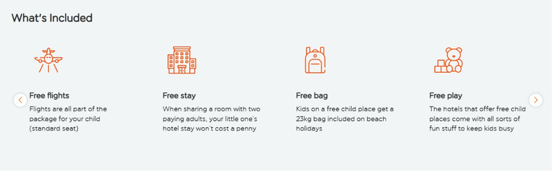 easyjet free kids places