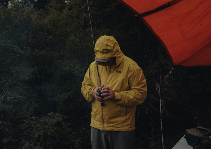Glamping in the rain