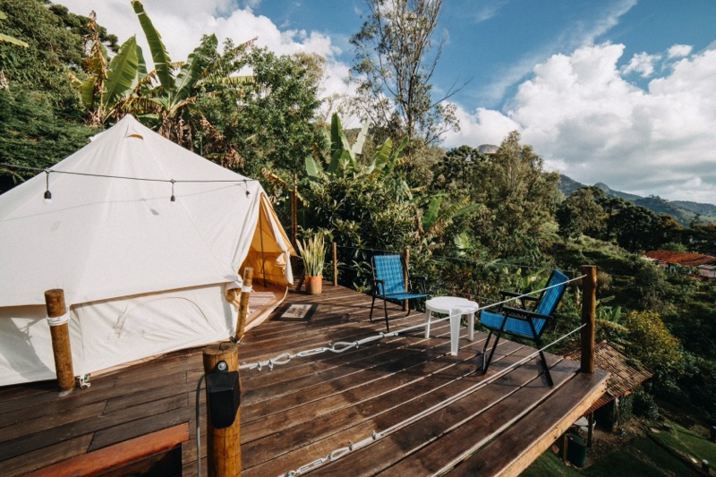 Glamping site