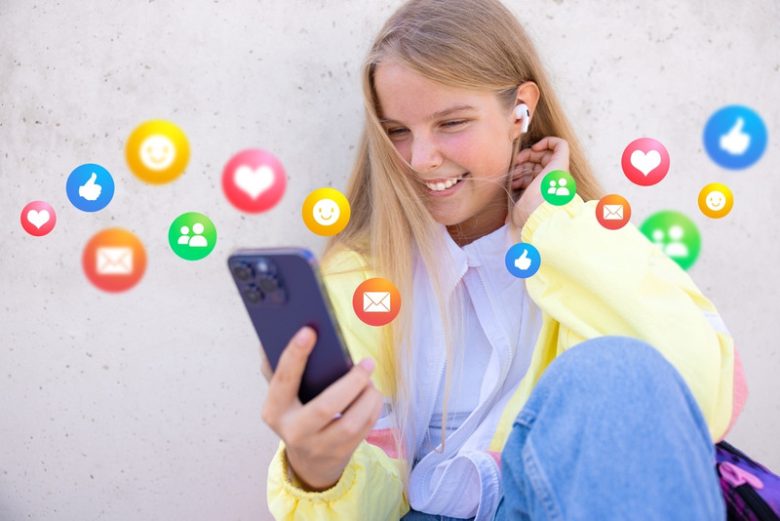 Child on social media