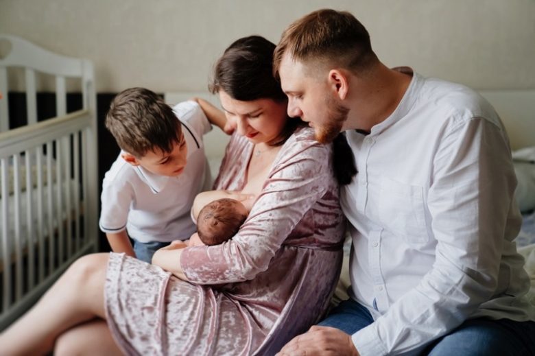 Parents with newborn