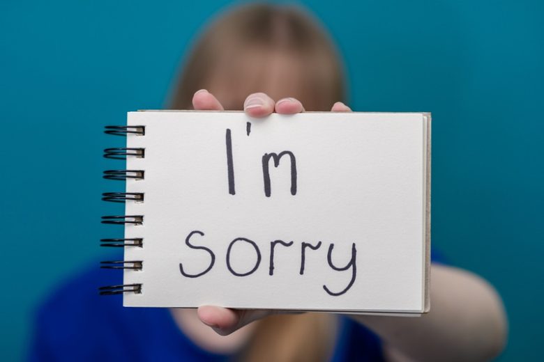 Child Saying Sorry