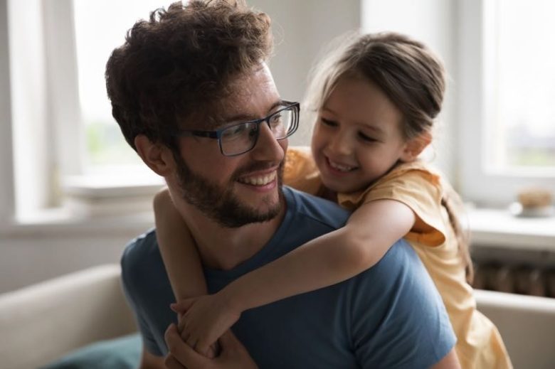 Single dad with daughter